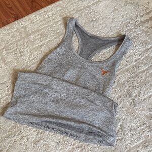 lululemon athletica longhorn Gray Tank Top
